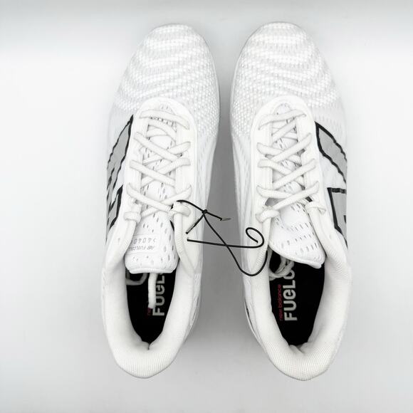 New Balance Mens FuelCell 4040v7 Cleats 14 White Black Metal Baseball NWOB main image 9